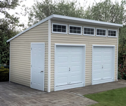 Cabanons Trois Lacs - Réalisation - Garage 1 versant