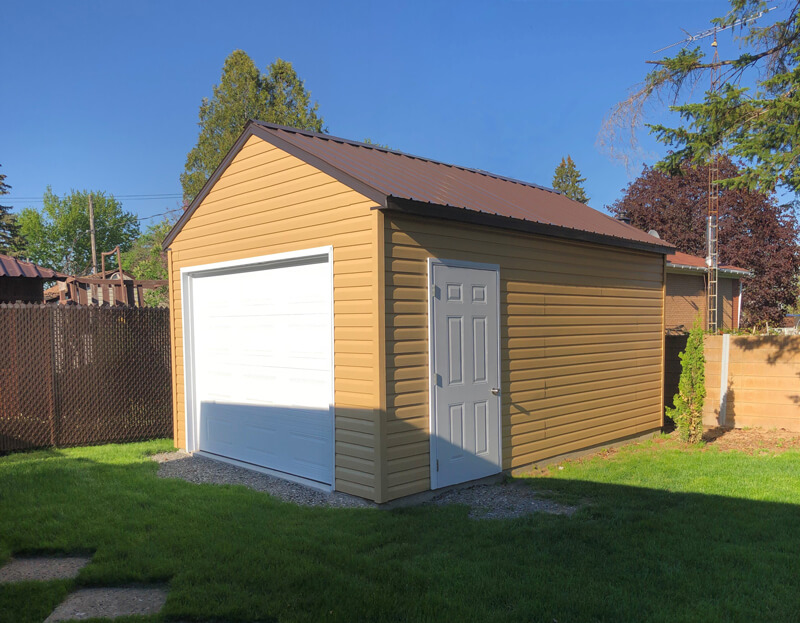 Cabanons Trois Lacs - Réalisation - Garage 2 versants