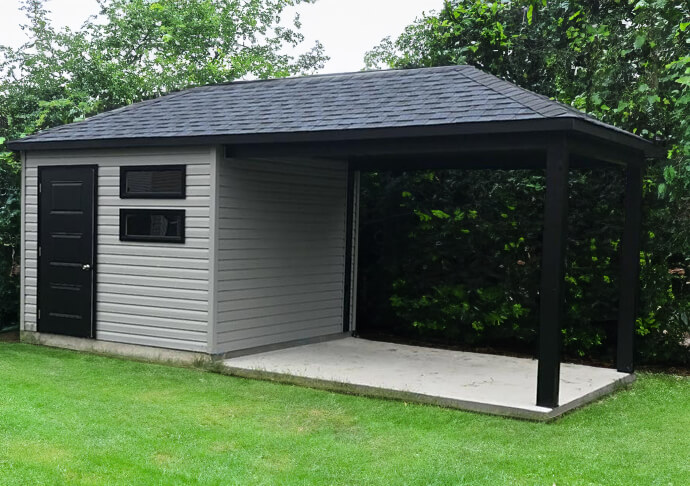 Cabanons Trois Lacs - Réalisation - Pavillon 4 versants